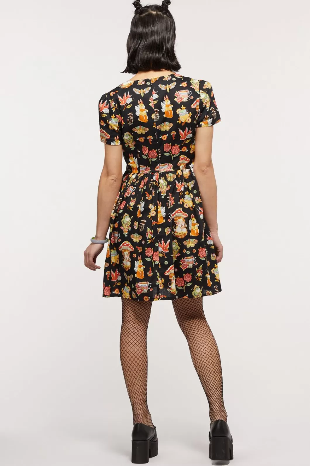 Dresses & Pinafores<Dangerfield Cottagecore Tattoo Dress