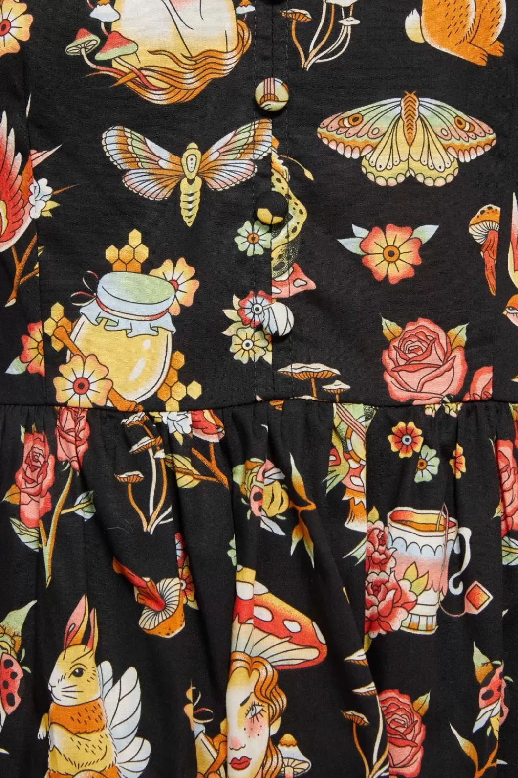 Dresses & Pinafores<Dangerfield Cottagecore Tattoo Dress