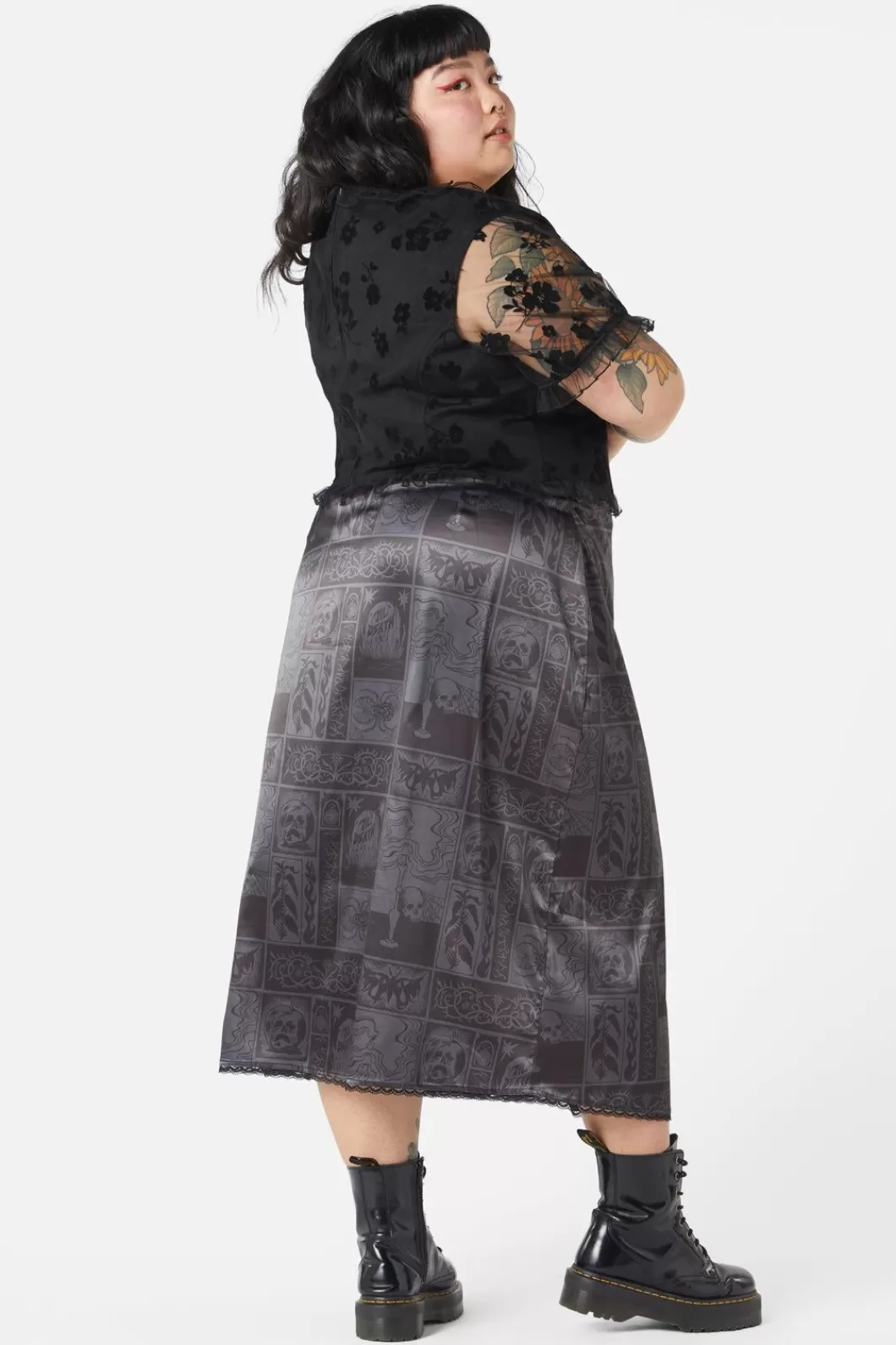 Curve Tops & Blouses<Dangerfield Curve The Manor Lace Corset Top
