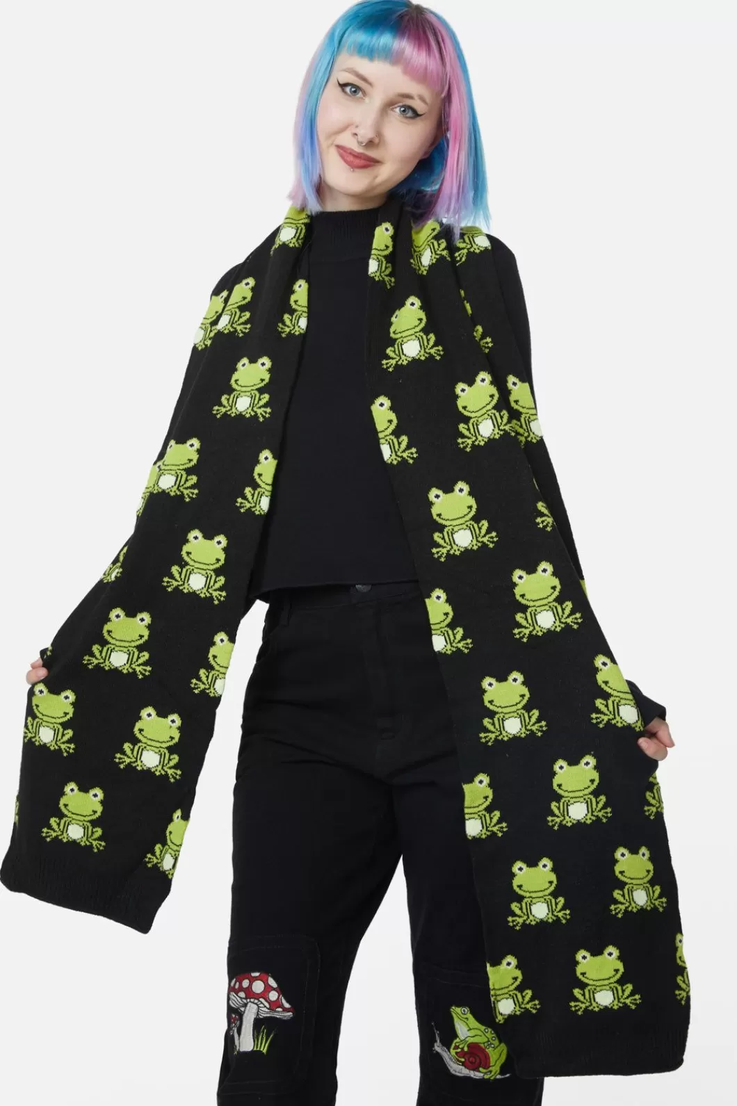 Scarves & Bandanas<Black Friday Frog Scarf
