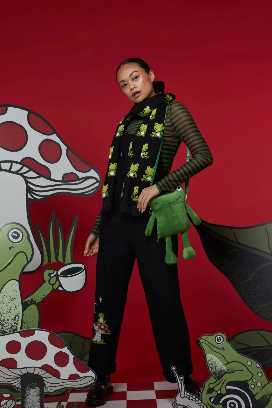 Scarves & Bandanas<Black Friday Frog Scarf