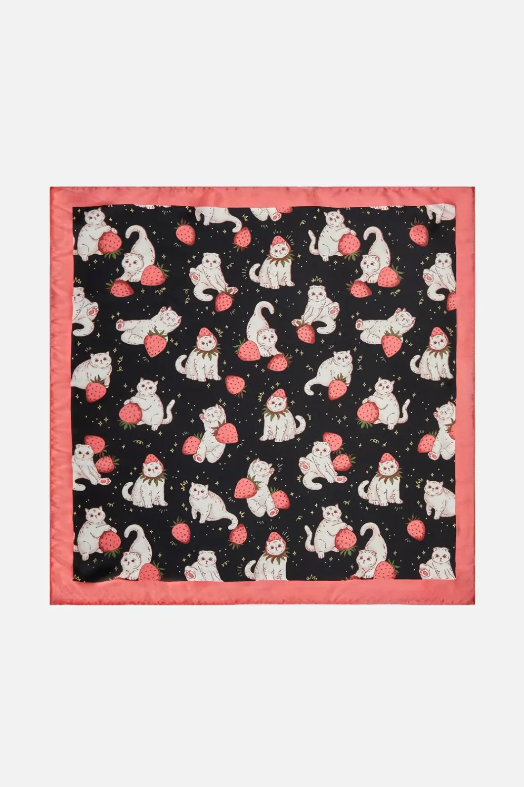 Scarves & Bandanas<Dangerfield Kitty Kisses Satin Scarf