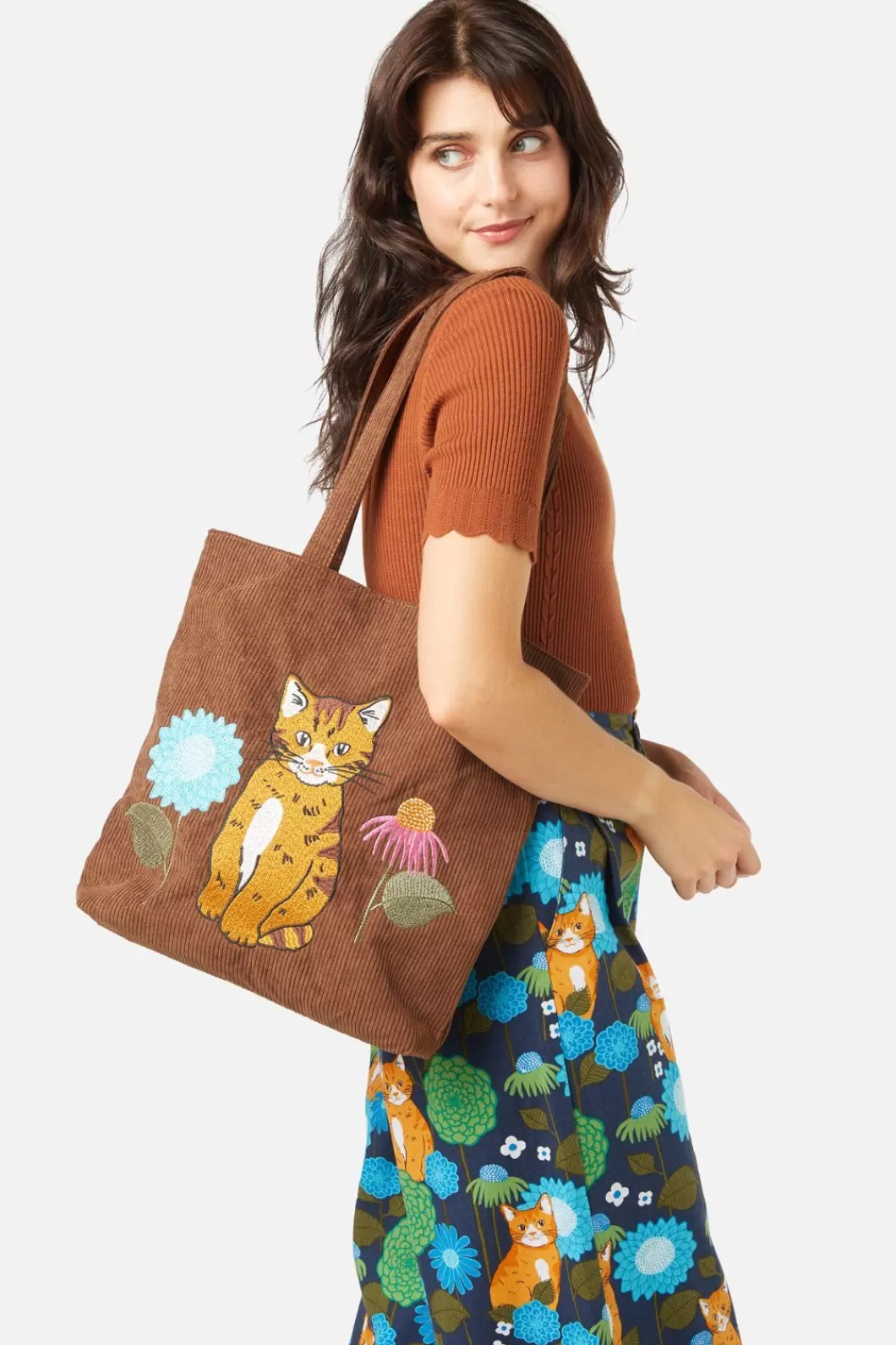 Bags<Princess Highway Meadow Cat Embroidered Bag