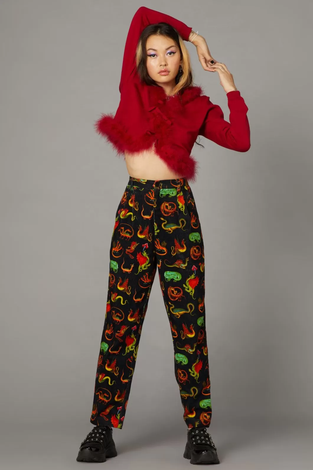 Pants & Jumpsuits<Black Friday Medieval Dragon Pant