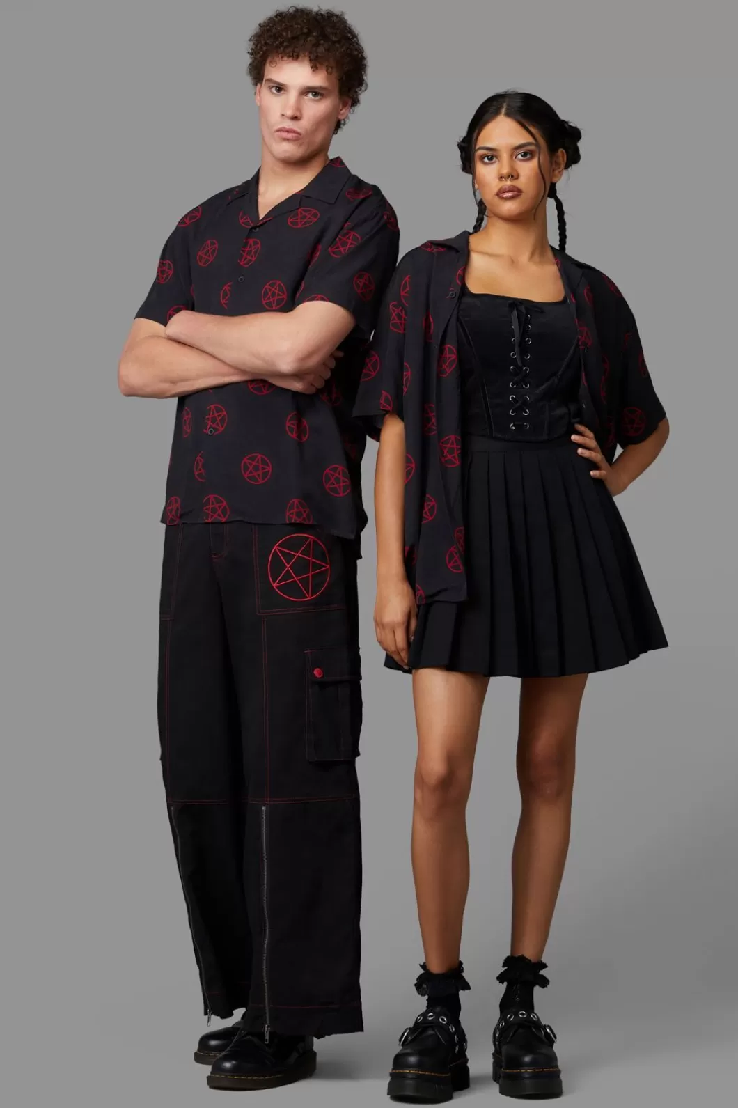 Shirts & Tees<Black Friday Pentagram Short Sleeve Shirt