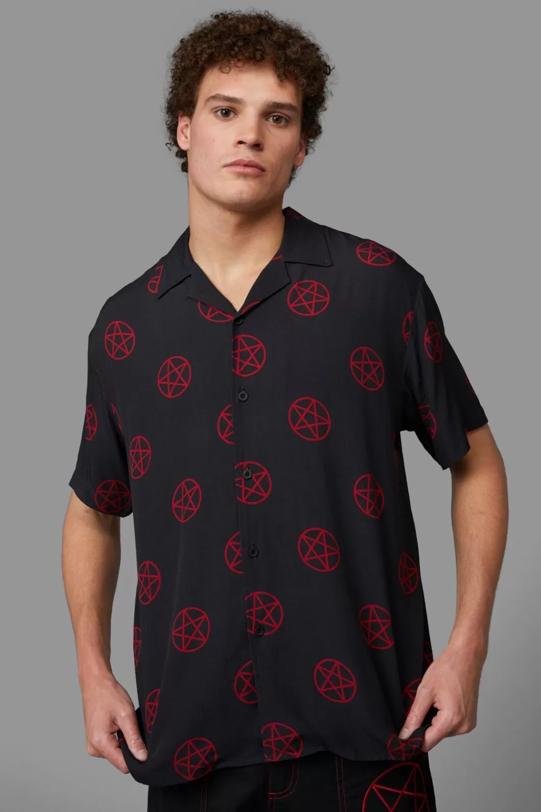 Shirts & Tees<Black Friday Pentagram Short Sleeve Shirt