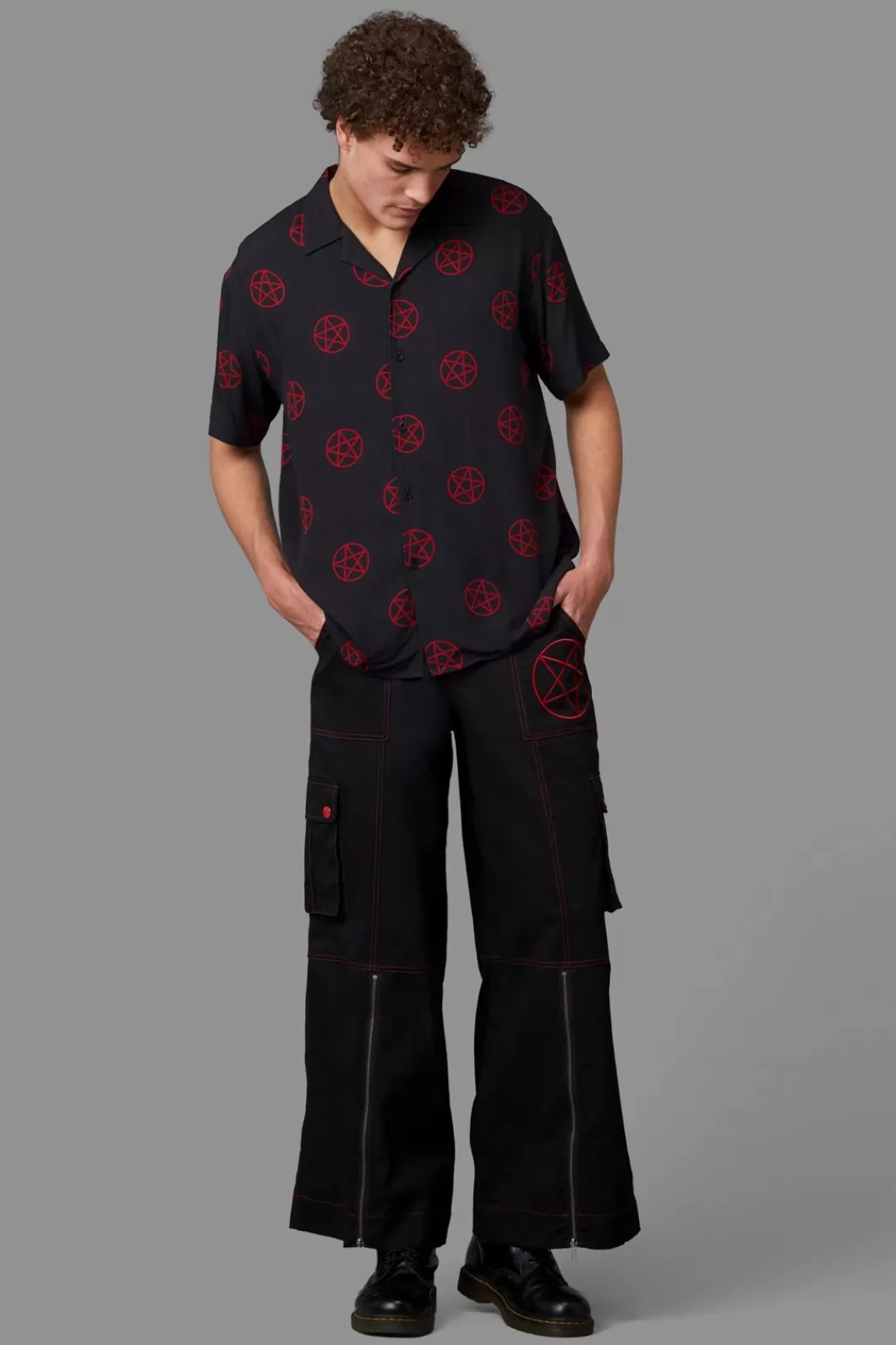 Shirts & Tees<Black Friday Pentagram Short Sleeve Shirt
