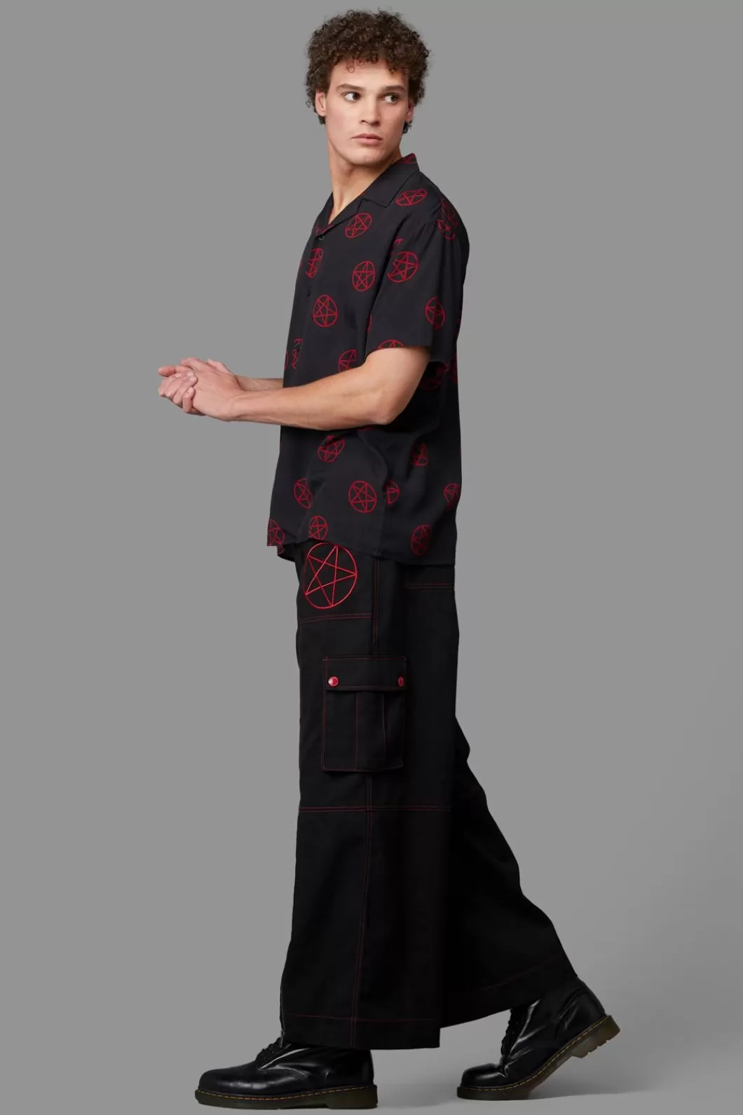 Shirts & Tees<Black Friday Pentagram Short Sleeve Shirt