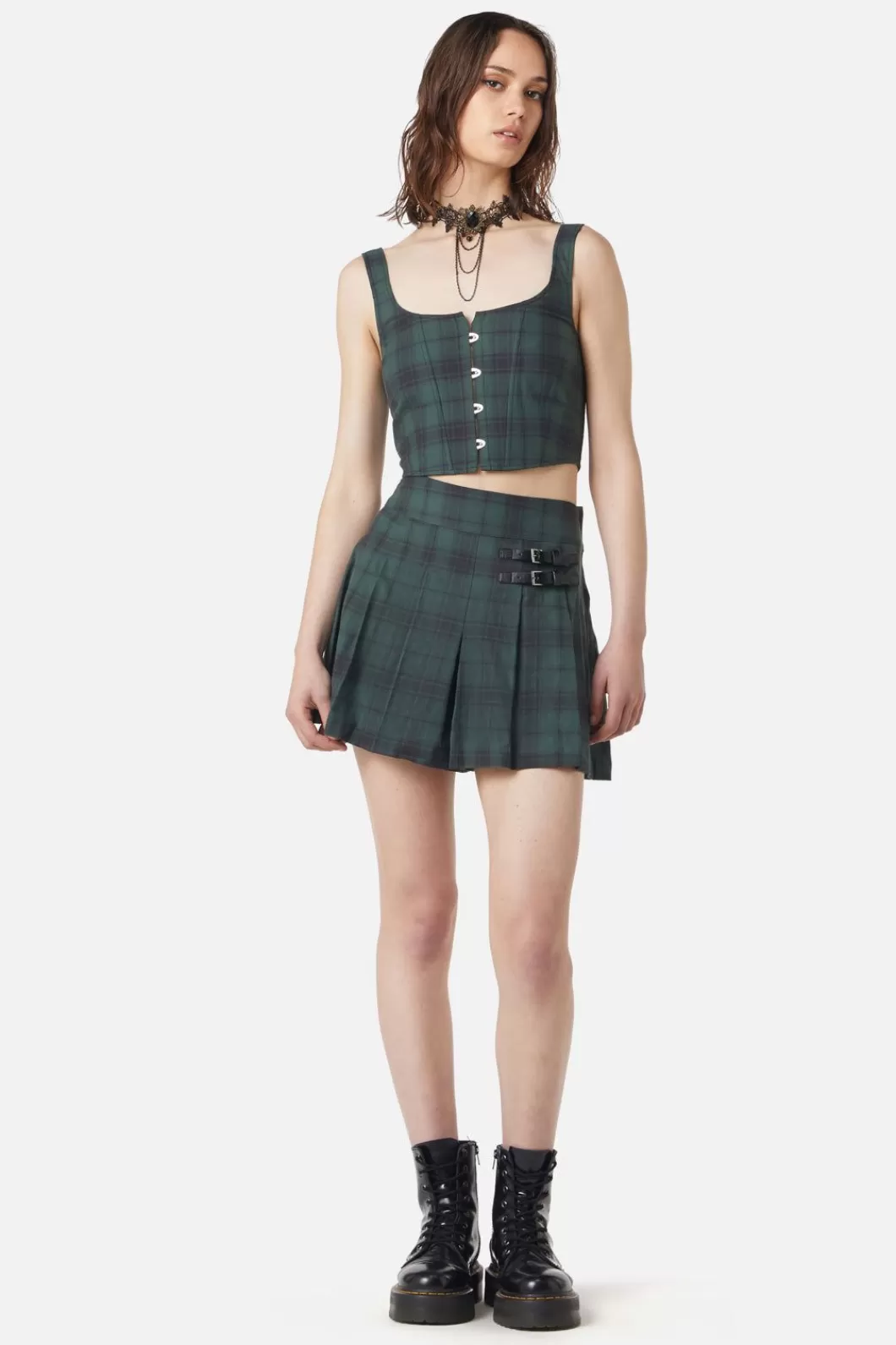 Corsets & Harnesses<Dangerfield Social Class Tartan Corset
